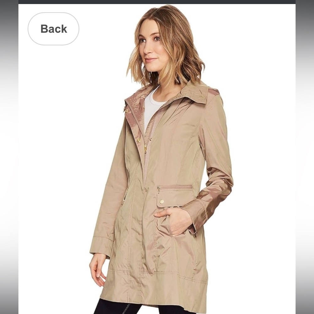 Cole Haan packable rain jacket